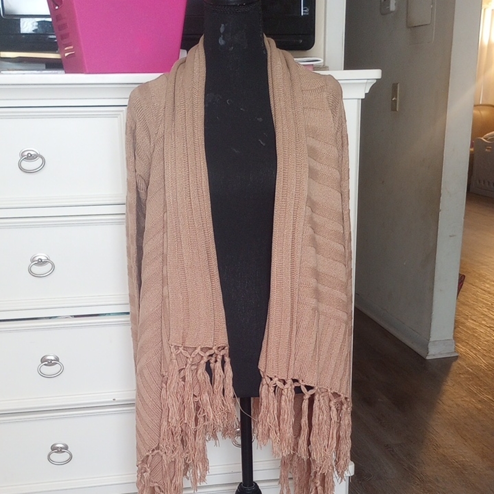 Kate & Mallory Tan Cardigan Sweater